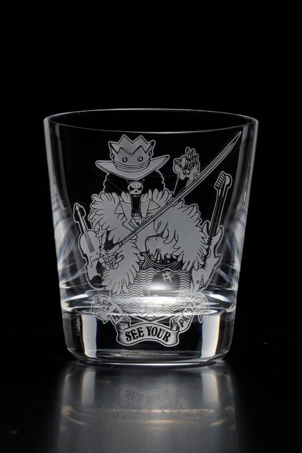 ⭐️【2025年再発売・新品・公式証明書付き】⭐️  ONE PIECE meets BACCARAT ブルック オリジナルタンブラー《2025年版》